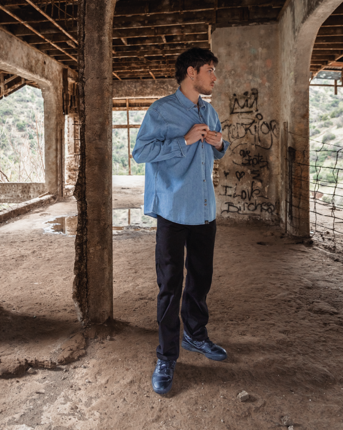 PANTALON CARGO NEGRO
