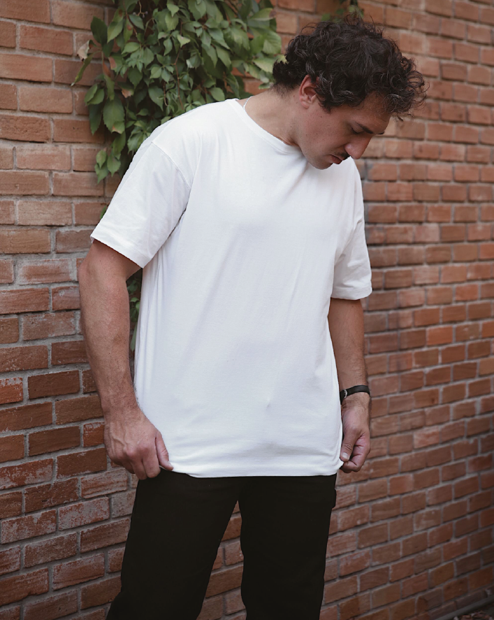 POLERA BASICA BLANCA