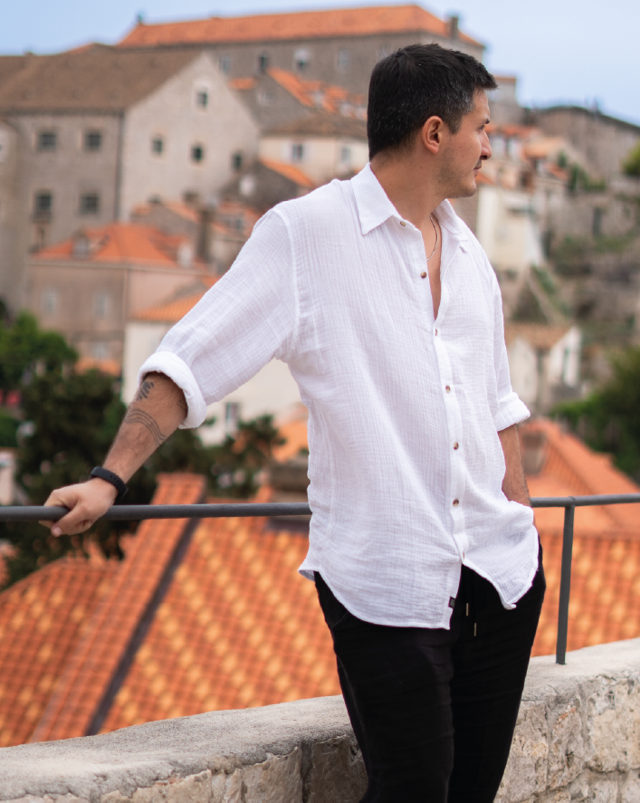 CAMISA MANGA LARGA BLANCA