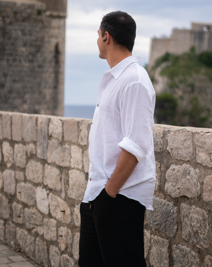 CAMISA MANGA LARGA BLANCA