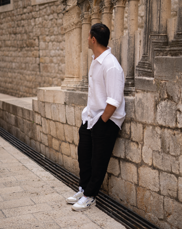 CAMISA MANGA LARGA BLANCA